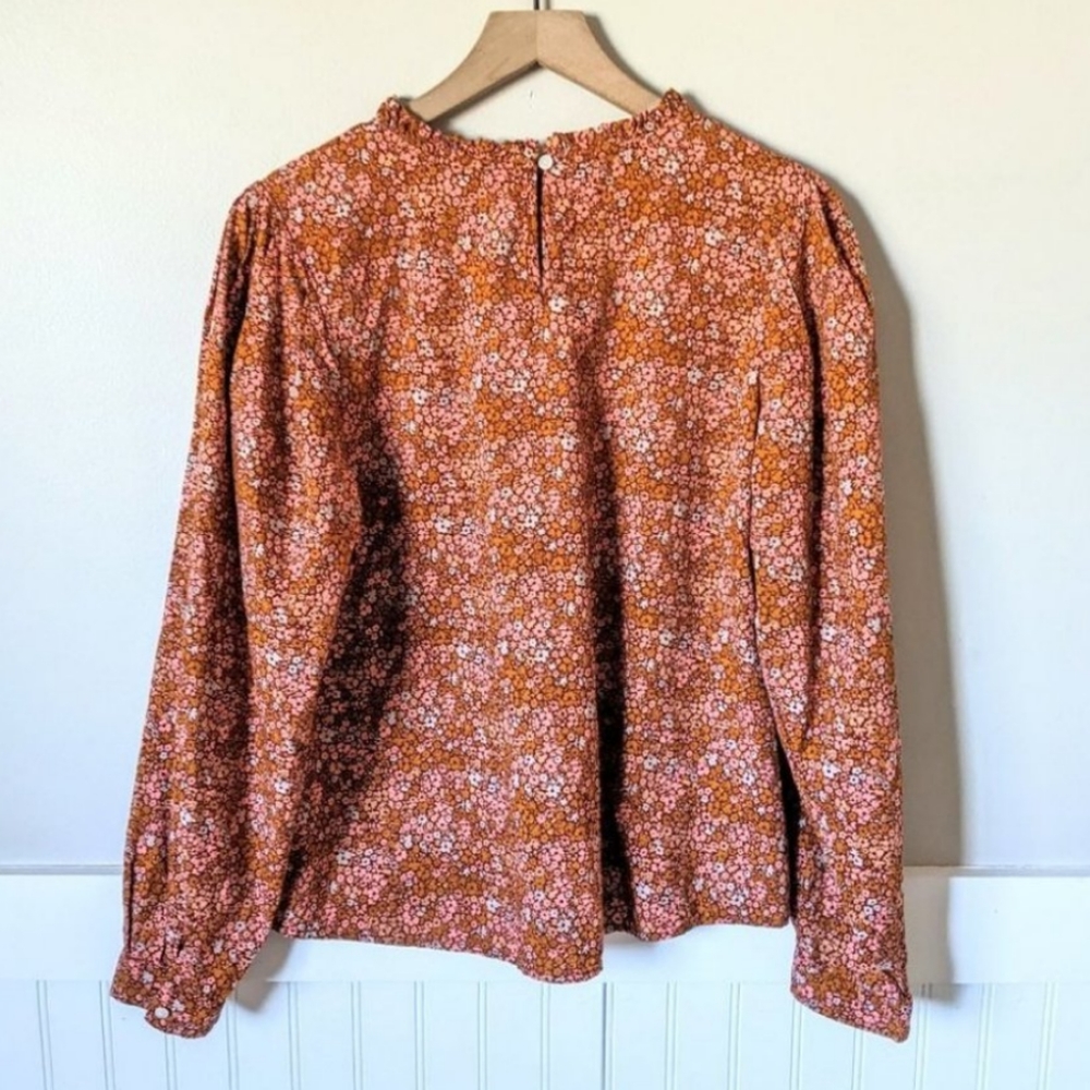 Universal Thread Floral Blouse, Large - Picture 4 of 7